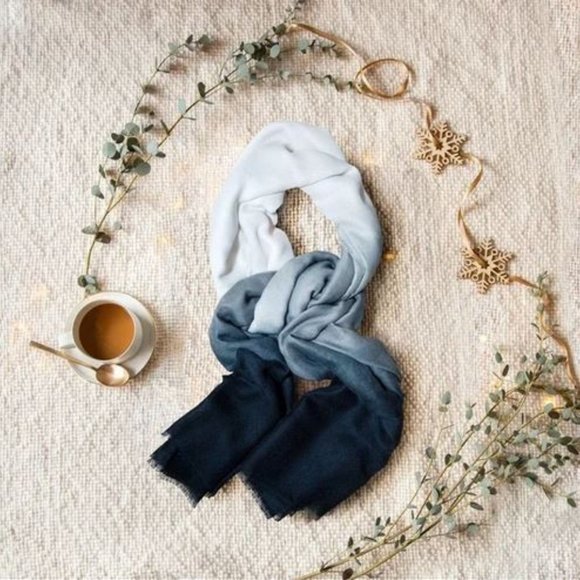 Carly Cushnie Accessories - NWT Cushnie Grey Ombre Scarf